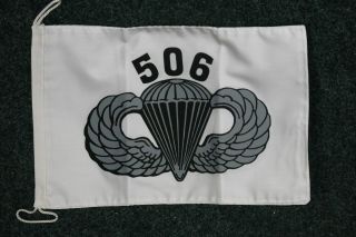 Us United States 506th Airborne Pir Jeep Vehicle Flag Printed