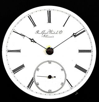 Early Collectible Running Rockford 18s 9j Model 1 C.  1876 W/ Orig Dial & Hands