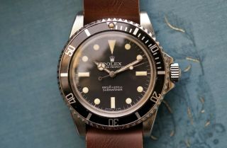 Rolex Submariner 5513 Matte Dial Watch Rebuilt with ETA Movement Vintage Divers 4