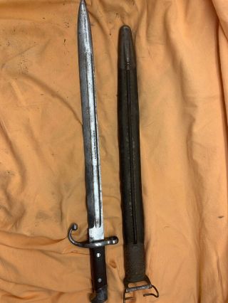 Remington Arms Bayonet And Scabbard