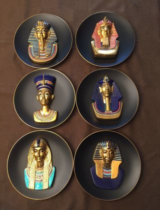 Bradex Egyptian Splendours Of An Ancient World Complete Set Of Six 3d Plates