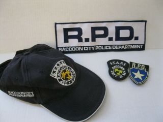 Rpd S.  T.  A.  R.  S Resident Evil Hat And 3 Miscellaneous Patches