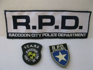 RPD S.  T.  A.  R.  S Resident Evil hat and 3 miscellaneous patches 2