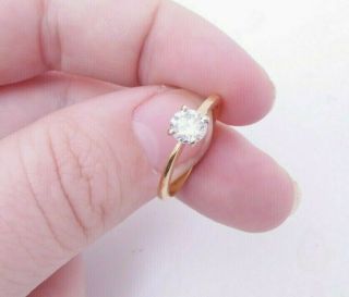 18ct Gold 1/2ct Diamond Ring,  18k 750