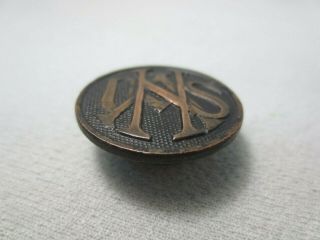 Vintage USNA WWI Enlisted Collar Disk,  US National Army 1917 (Lowered Price) 5