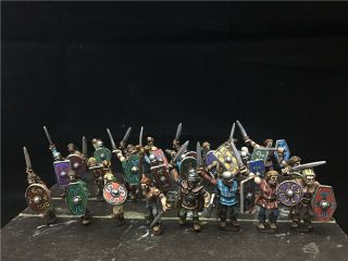 28mm Ancient Wab Dps Painted Gallic Warriors Gh1501