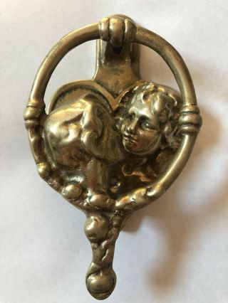 Vintage Lovers Kissing Couple Romeo Juliet Door Knocker