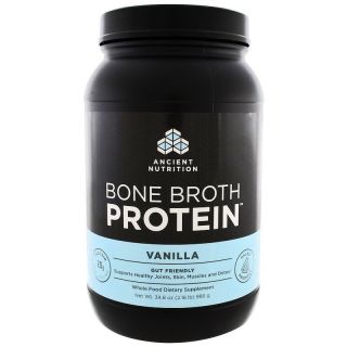 Dr.  Axe / Ancient Nutrition,  Bone Broth Protein,  Vanilla,  2.  17 Lbs (986 G)