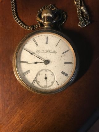 Elgin Natl.  Watch Company Gilded Pocket Watch