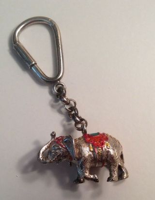 Tiffany & Co.  Gene Moore Designed Circus Elephant Key Chain