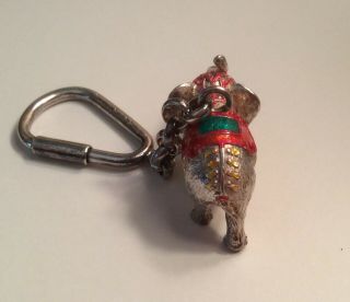 Tiffany & Co.  Gene Moore Designed Circus Elephant Key Chain 6