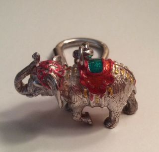 Tiffany & Co.  Gene Moore Designed Circus Elephant Key Chain 8
