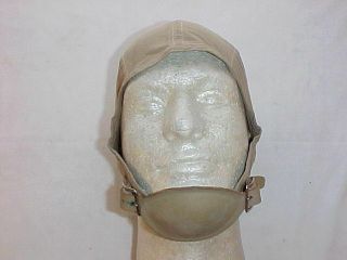 & Unissued Usn Type M - 450 Summer Flying Helmet In Xl Size 7 - 1/2