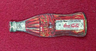 Rare Old Coca - Cola Coke Spinning Top Lithograph Toy