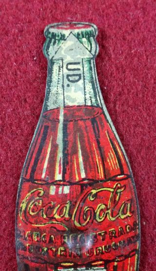 RARE OLD COCA - COLA COKE SPINNING TOP LITHOGRAPH TOY 2