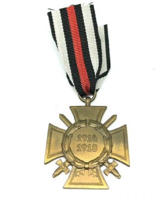 Wwi Ww1 German Hindenburg Cross,  Medal,  1914 1918,  Honor,  Decoration,  Pforzheim,  H1