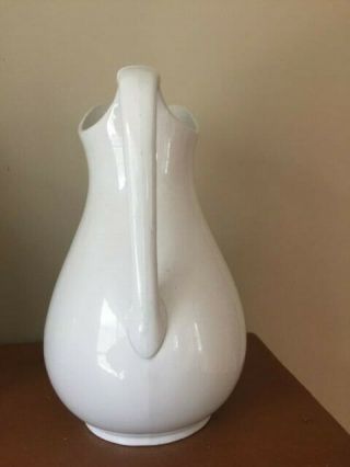 J & G Meakin White IRONSTONE Pitcher 12 