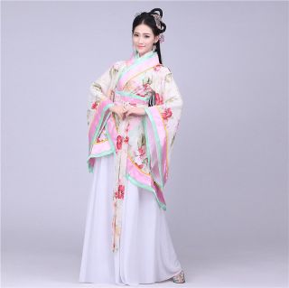 Cos Ancient Costume Hanfu Suit Princess Adult Wear Show Clothing Dress S/m/l Hot