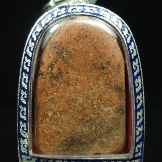Rare Antique Ancient Siam Sum Kor,  Thai Buddha Amulet Pendant 5