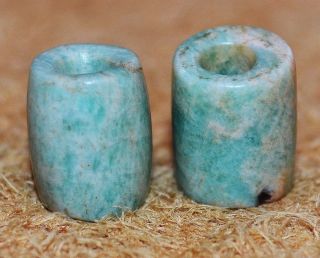 Ancient Amazonite Stone Beads Excavated From Mauritania,  African Trade