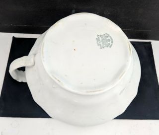 Antique JOHNSON BROS.  Royal Ironstone CHAMBER POT Stoneware China White England 5