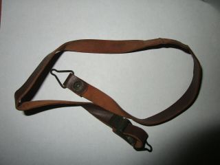 Wwii Us Army Leather Helmet Liner Chinstrap