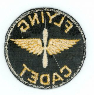 1939 - 1942 WW2 US Army Air Corps Flying Cadet patch pointed wings twill SSI patch 2