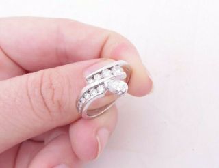18ct Gold 1ct Diamond Ring,  Heavy Designer 18k 750