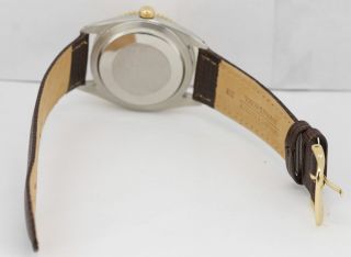 1975 Rolex DateJust 1625 Turn - O - Graph 36mm Steel Gold Thunderbird Date Watch 7