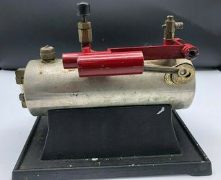 Ind - x Mfg Electric Steam Engine 200 w/ Whistle Vintage Parts Repair 2