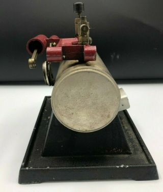 Ind - x Mfg Electric Steam Engine 200 w/ Whistle Vintage Parts Repair 3