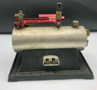 Ind - x Mfg Electric Steam Engine 200 w/ Whistle Vintage Parts Repair 4