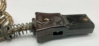 Ind - x Mfg Electric Steam Engine 200 w/ Whistle Vintage Parts Repair 7