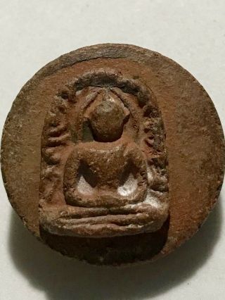 Phra Sumkor Konhoy Lp Rare Old Thai Buddha Amulet Pendant Magic Ancient Idol 12