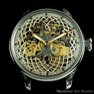 Girard Perregaux Vintage Men ' s Wristwatch Mechanical Skeleton Mens Wrist Watch 3
