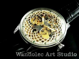 Girard Perregaux Vintage Men ' s Wristwatch Mechanical Skeleton Mens Wrist Watch 8