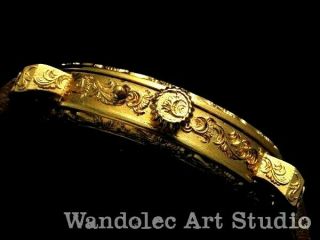GLASHUTTE UNION Vintage Men ' s Wrist Watch Gold Skeleton Mens Wristwatch German 10