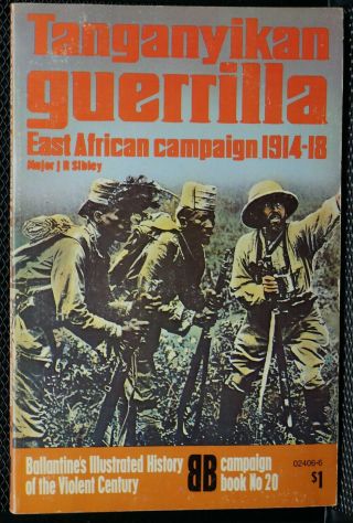 Ww1 British Tanganyikan Guerrilla East Africa Ballantines Reference Book