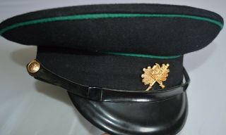 Soviet Union Russian Ussr Forester Ranger Visor Hat Peaked Cap