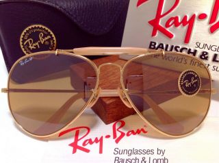 OLD STOCK B&L RAY BAN USA GENERAL 50th AVIATOR VINTAGE BAUSCH & LOMB 11