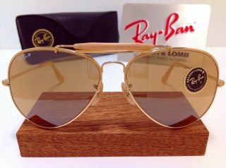 Old Stock B&l Ray Ban Usa General 50th Aviator Vintage Bausch & Lomb