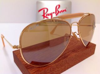 OLD STOCK B&L RAY BAN USA GENERAL 50th AVIATOR VINTAGE BAUSCH & LOMB 2