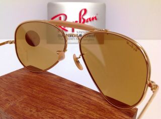 OLD STOCK B&L RAY BAN USA GENERAL 50th AVIATOR VINTAGE BAUSCH & LOMB 4