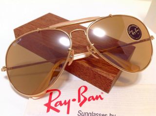 OLD STOCK B&L RAY BAN USA GENERAL 50th AVIATOR VINTAGE BAUSCH & LOMB 9
