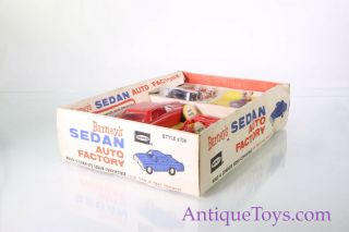 Vintage Remco Build a Sedan Barney’s Auto Factory Style 734 Plastic Model Car 3