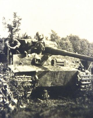 Captured German Mk Vi Tiger I Tank From Spzabt.  504 In Italy.