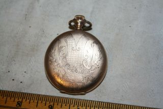 Antique Pocket Watch Case Hunter Case,  Dueber Warranted 20 Years Gold Fill