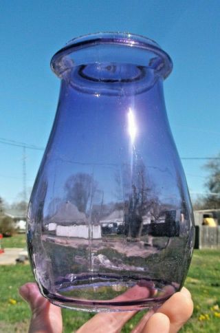 Amethyst Barn Lantern Chimney Globe Ground Lips 1890 