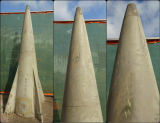 NIKE HERCULES MISSILE NOSE CONE & CONTROL LIGHTS Nuclear Weapons Atom Bomb 8