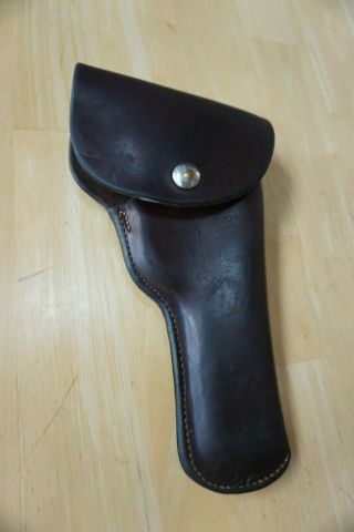 George Lawrence Leather Hoslter Marked 14 And 45a